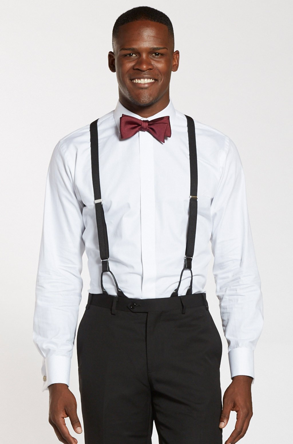 Jet Set - Classic Black Suspenders - The Groomsman Suit
