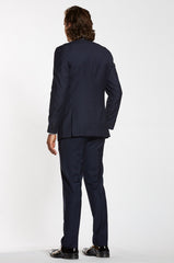 Premium Shawl Lapel Navy Tuxedo Jacket - The Groomsman Suit