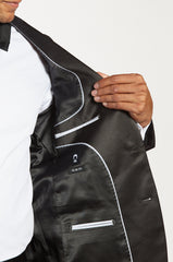 Classic Black Tuxedo Jacket - The Groomsman Suit