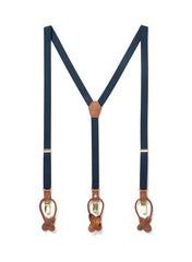 Navy Baby - Classic Navy Suspenders - The Groomsman Suit