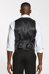 Classic Black Vest - The Groomsman Suit