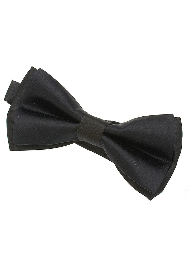 Classic Black Bow Tie - The Groomsman Suit