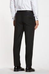Classic Black Tuxedo Pants - The Groomsman Suit