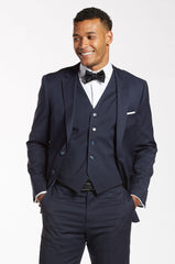 Navy Blue Vest - The Groomsman Suit