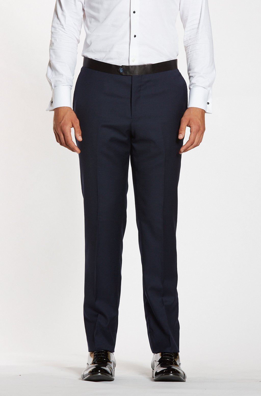 Premium Navy Tuxedo Pants - The Groomsman Suit