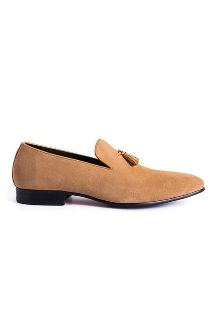 The Groomsman Suit - ALLESSANDRO tan loafer